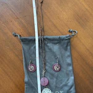 Silpada earrings and necklace set